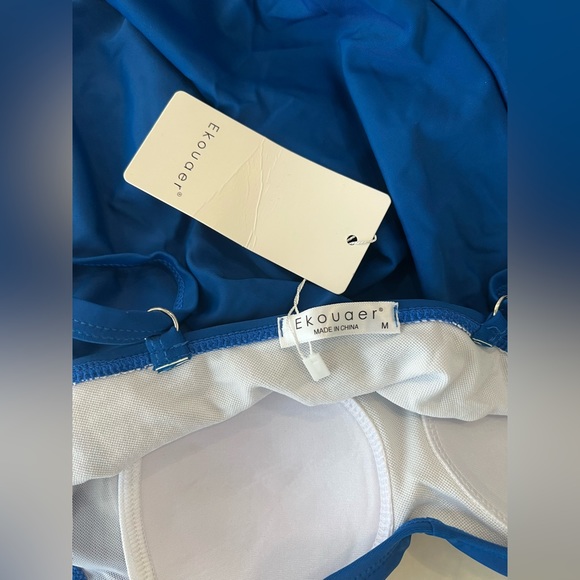 Ekouaer, Women’s, One Piece, Ruched, Swimsuit. - Picture 6 of 9